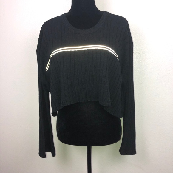 NWT LF Seek The Label Reflective Cropped Sweater - Picture 3 of 8